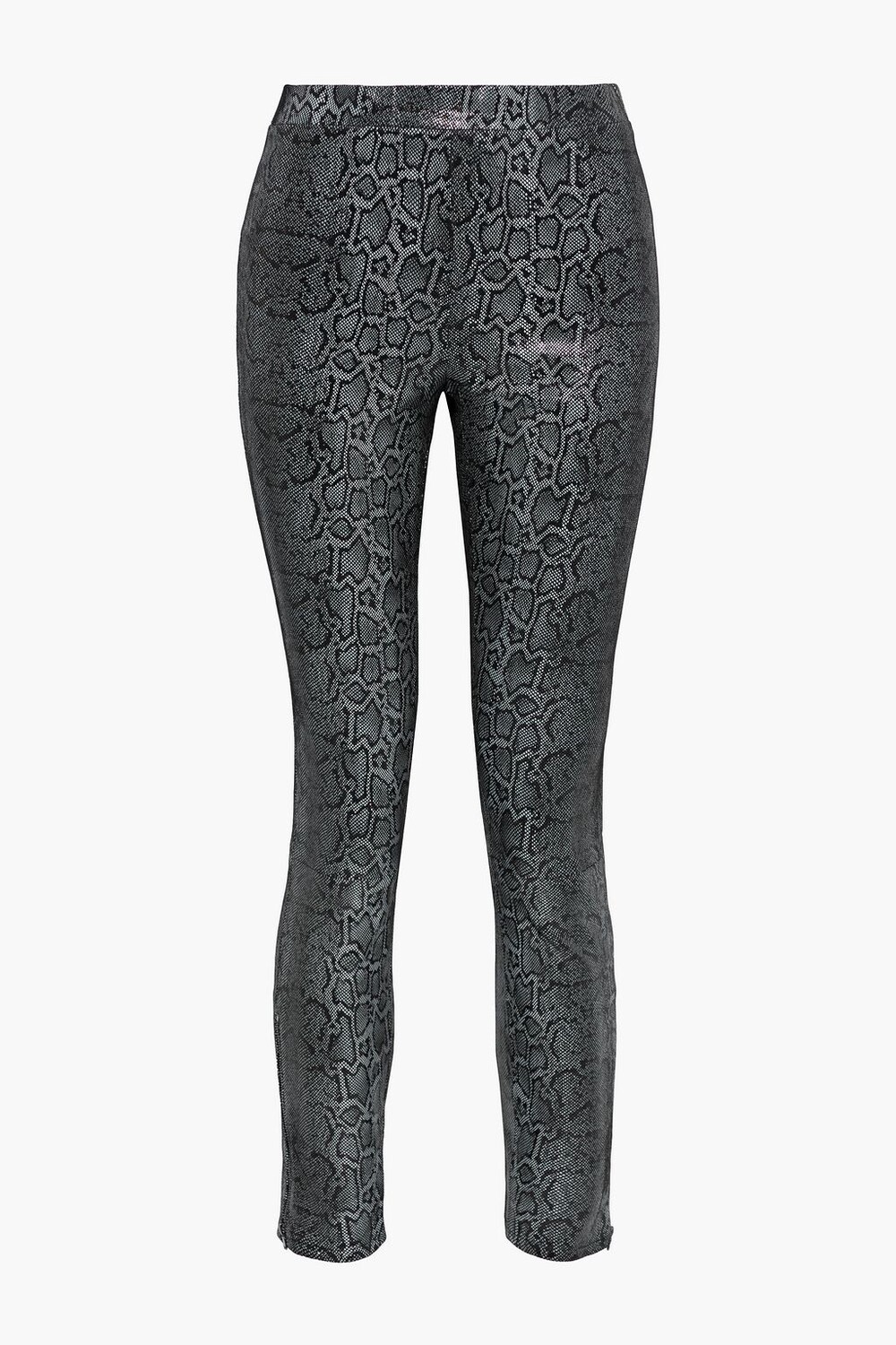 

Леггинсы Darcy из кожи со змеиным эффектом и покрытием J BRAND, черный
