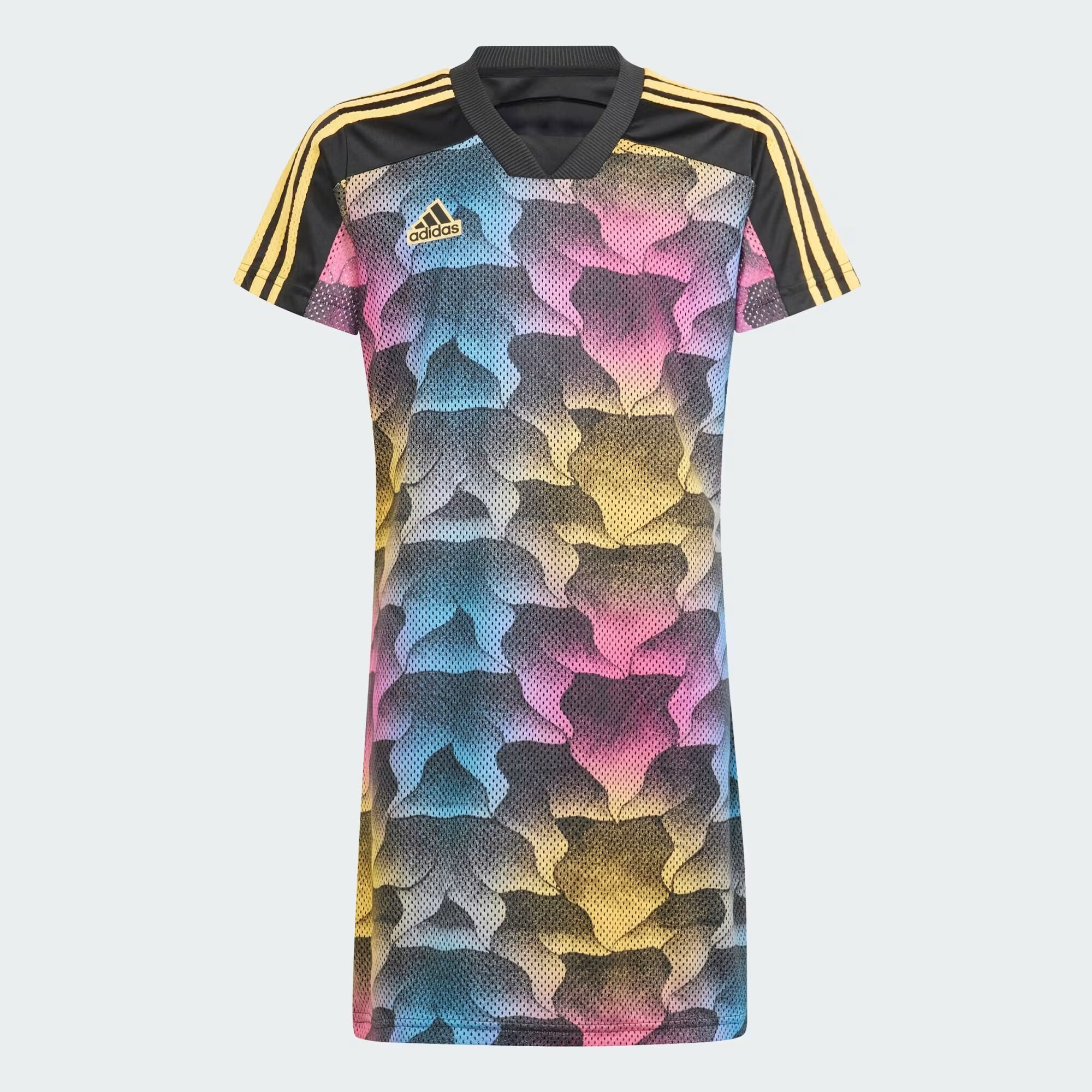 

Летнее платье Tiro для детей Adidas, цвет Black/Spark/Pulse Magenta/Blue Burst