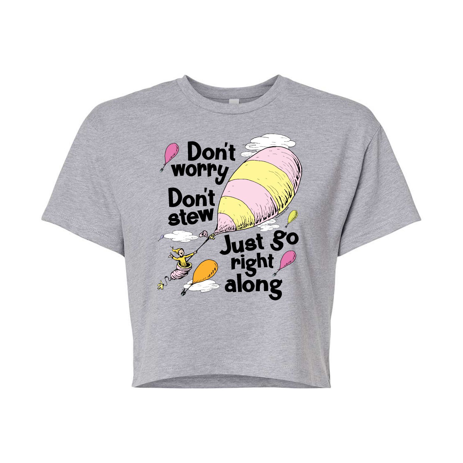 Укороченная футболка для юниоров Dr. Seuss Don't Worry Licensed Character