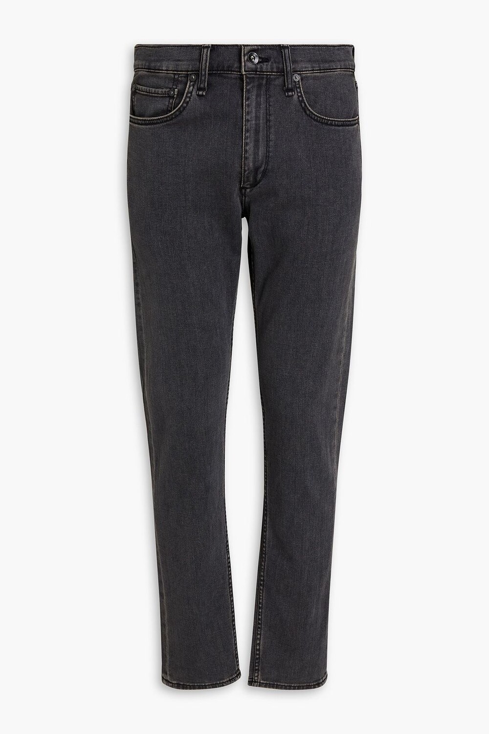 

Джинсы узкого кроя из денима RAG & BONE, серый