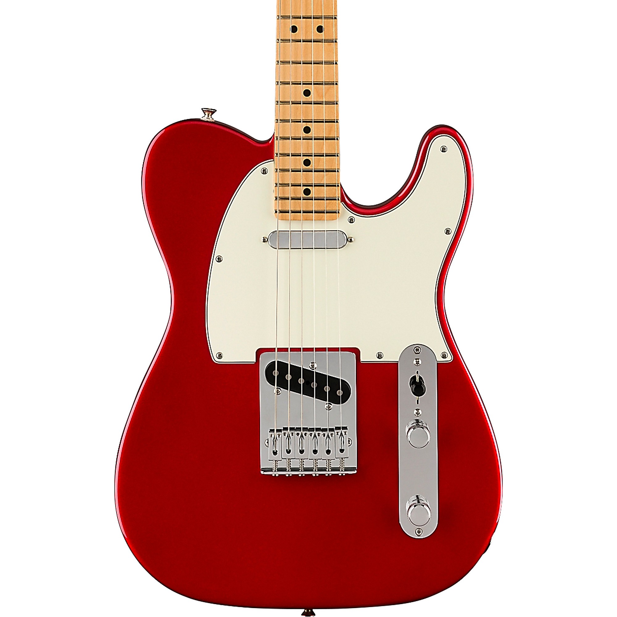 цена Fender Player Telecaster Кленовый гриф Электрогитара Candy Apple Red