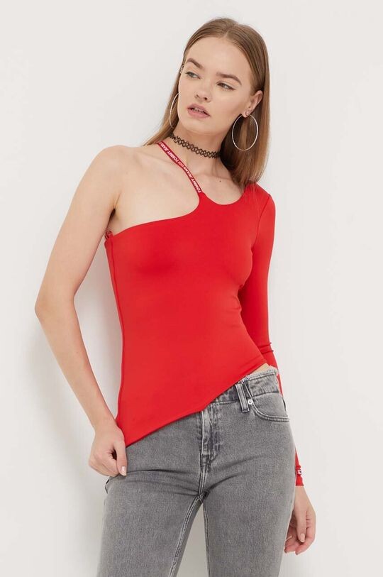 

Длинный рукав Tommy Jeans, красный