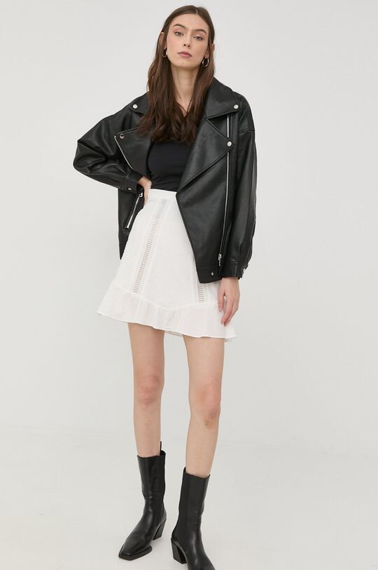 

Хлопковая юбка Kooples The Kooples, белый