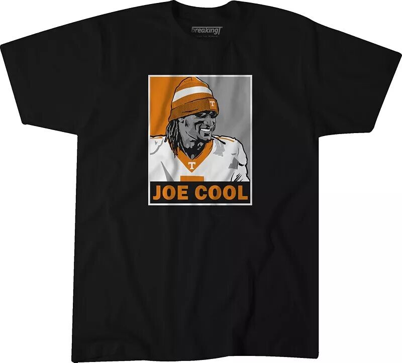 

Черная футбольная футболка BreakingT Tennessee Volunteers Joe Milton III Joe Cool