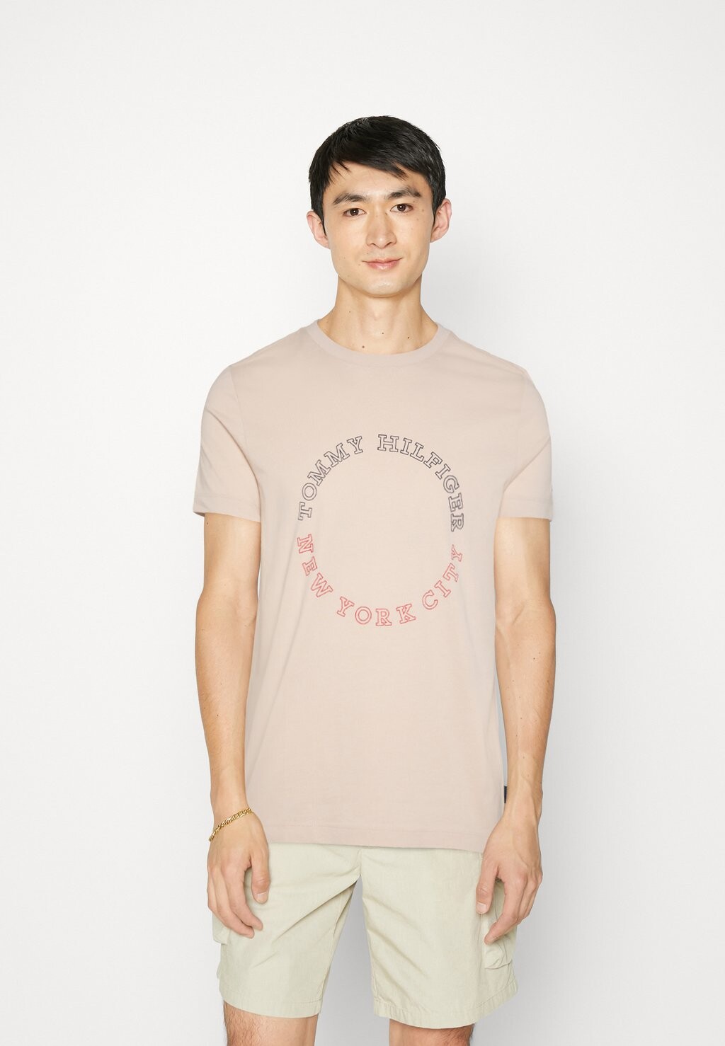 

Футболка с принтом MONOTYPE ROUNDLE TEE Tommy Hilfiger, кремовый, Бежевый