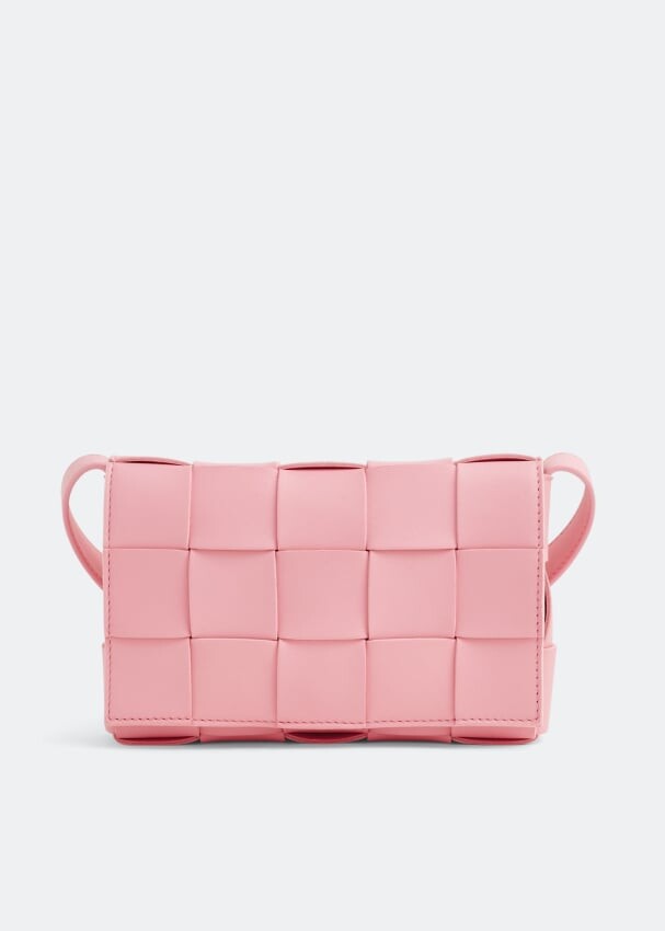 

Сумка Bottega Veneta Small Cassette, розовый