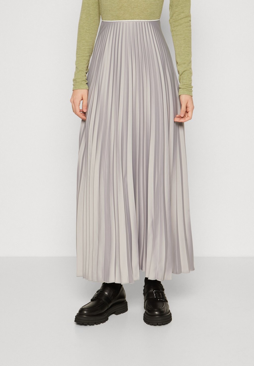

Юбка со складками Selected Femme SLFTINA LONG PLISSE SKIRT, цвет sleet