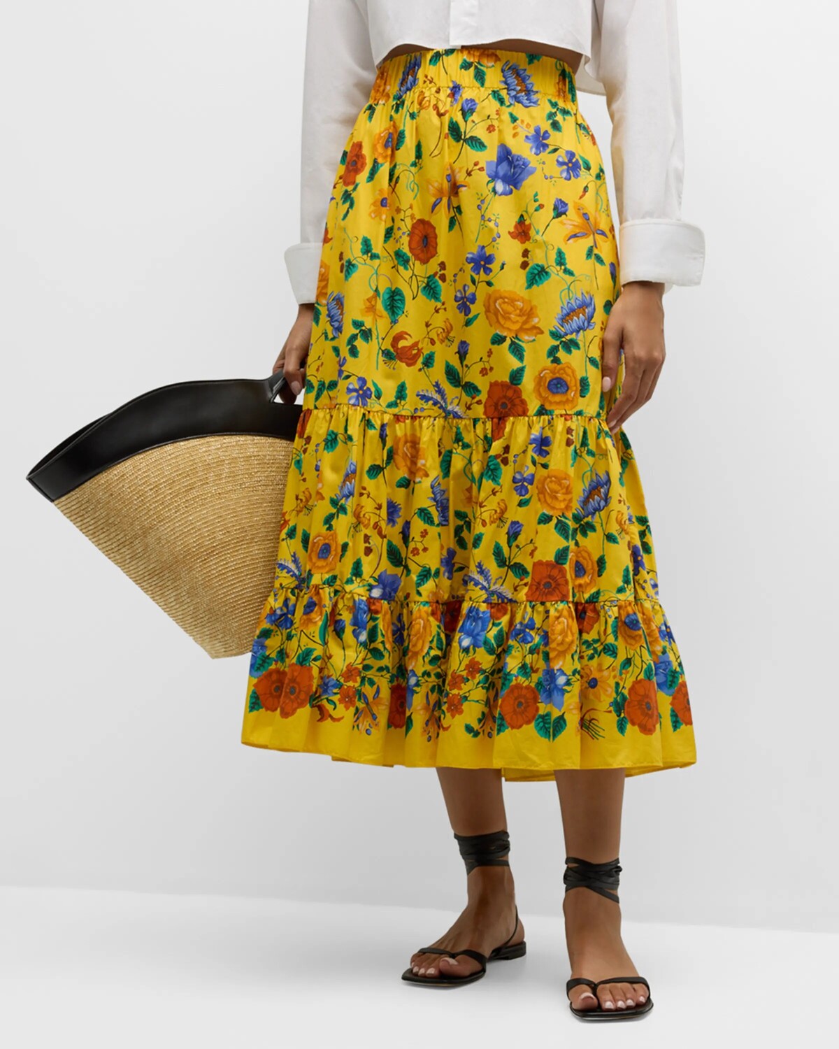 

Двухярусная юбка Chase Cara Cara, цвет Flora Scarf Yellow