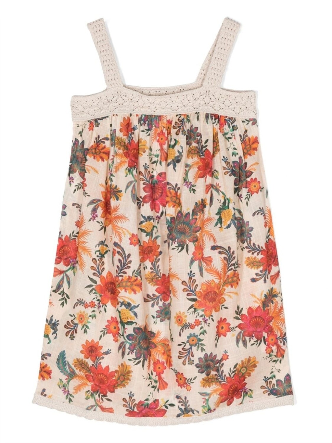 

Платье Ginger с отделкой в технике кроше ZIMMERMANN Kids, бежевый, Серый, Платье Ginger с отделкой в технике кроше ZIMMERMANN Kids, бежевый