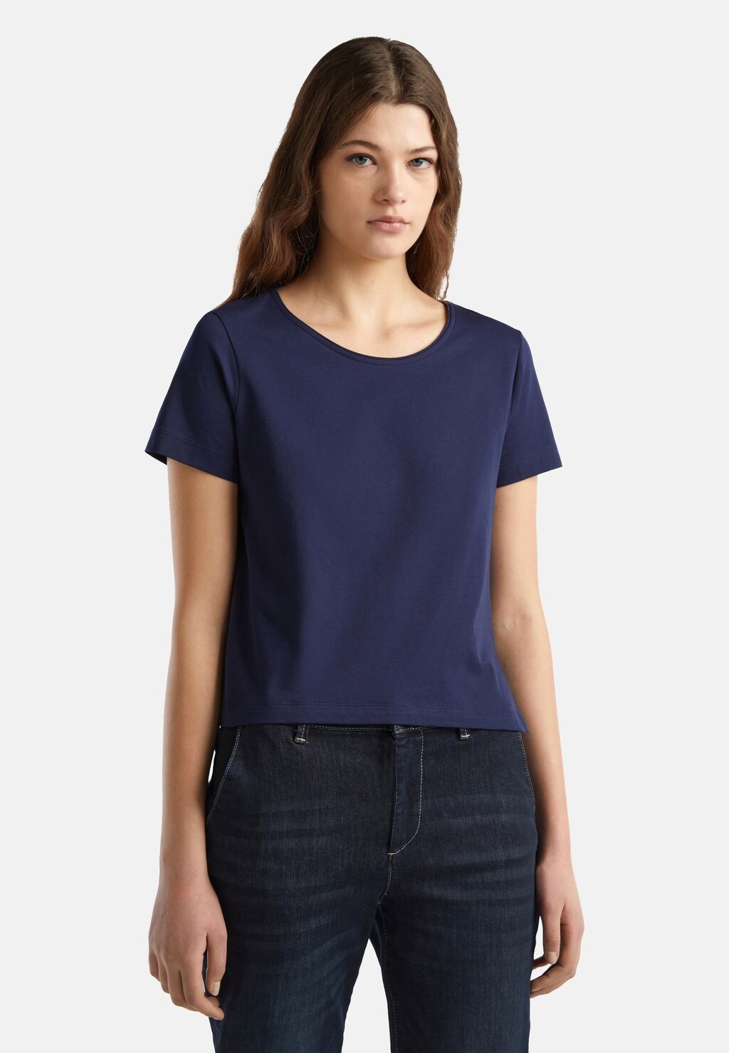 

Базовая футболка SHORT SLEEVES United Colors of Benetton, синий