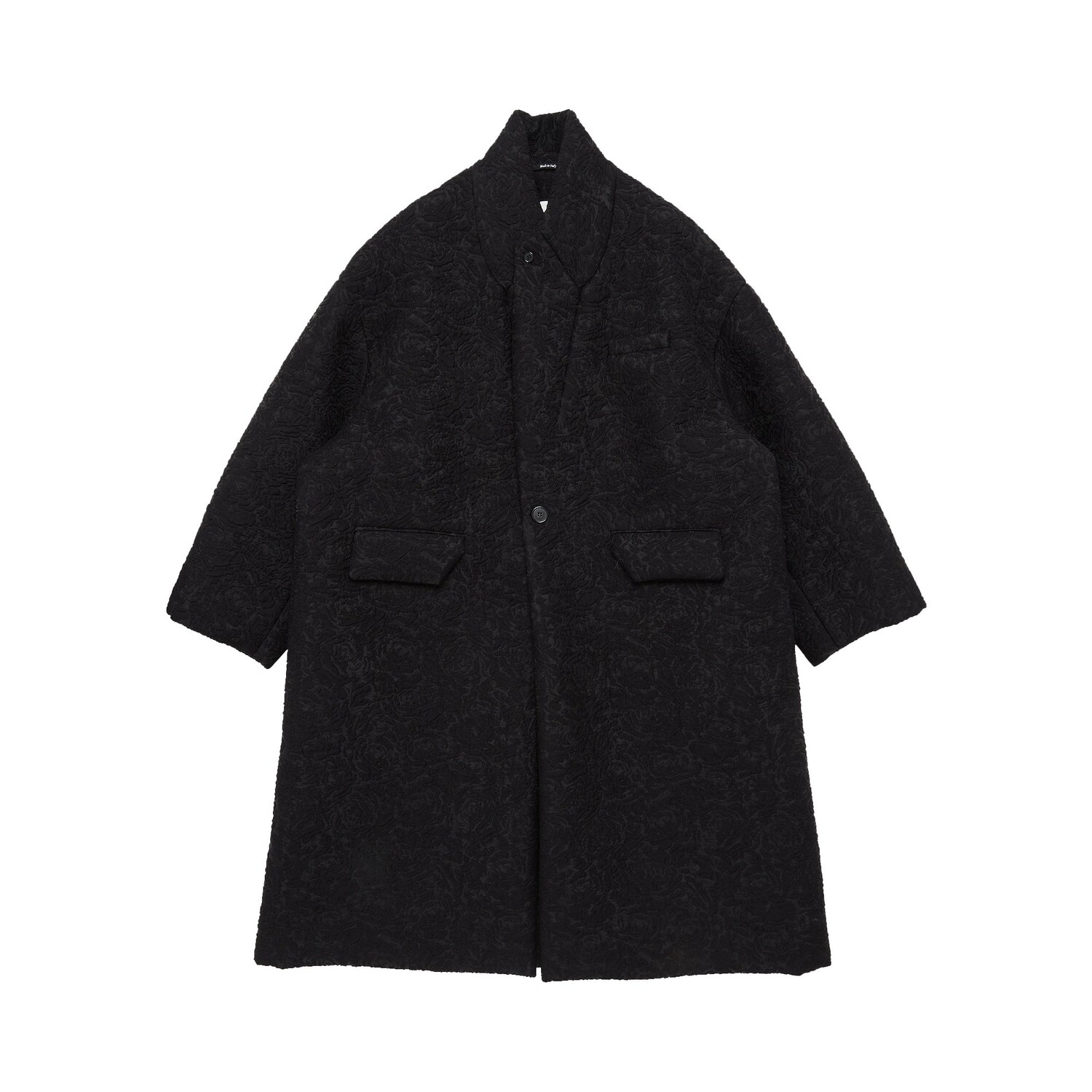 

Пальто Maison Margiela с цветочным тиснением, цвет Черный