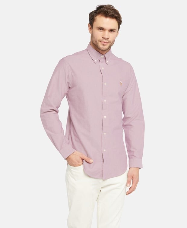 

Рубашка с длинными рукавами – индивидуальный крой Polo Ralph Lauren, белый