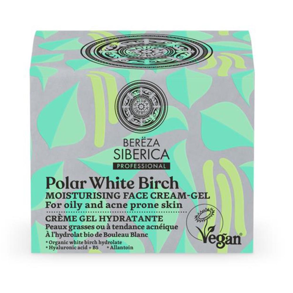 Увлажняющий крем для ухода за лицом Bereza polar white birch crema-gel facial Natura siberica, 50 мл пульт pduspb для polar 48ltv3101 81ltv3101