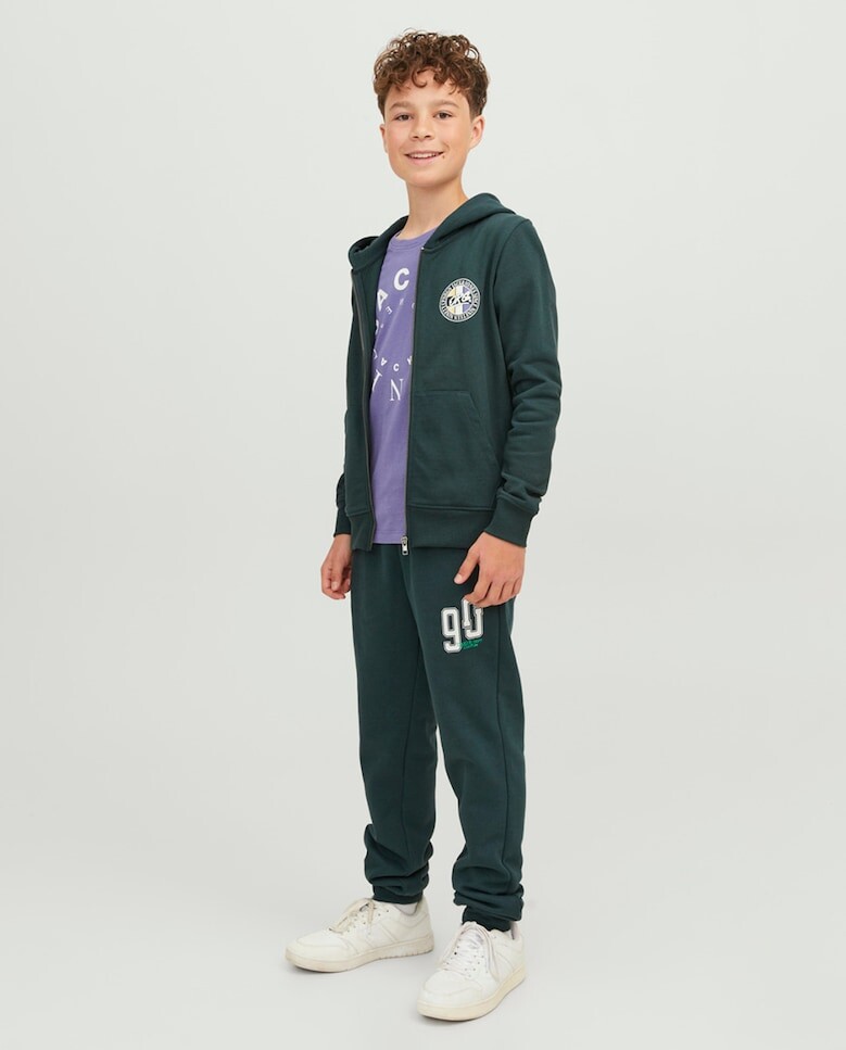 

Узкие спортивные брюки для мальчика Jack & Jones, темно-зеленый