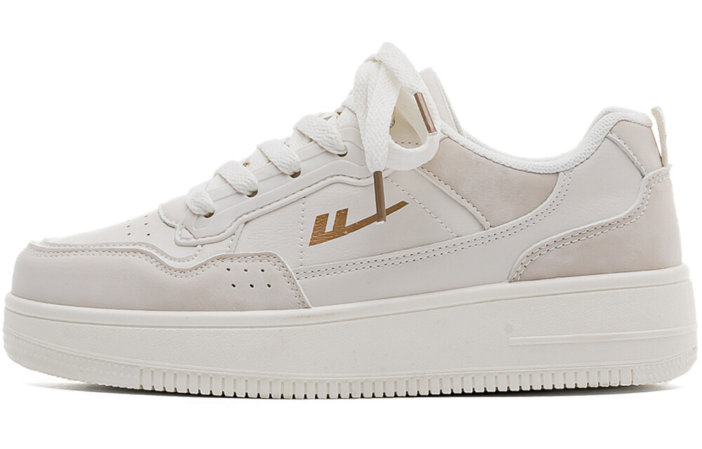 

Кроссовки WARRIOR Skateboarding Shoes Women's Low-top Beige/Gold, бежевый