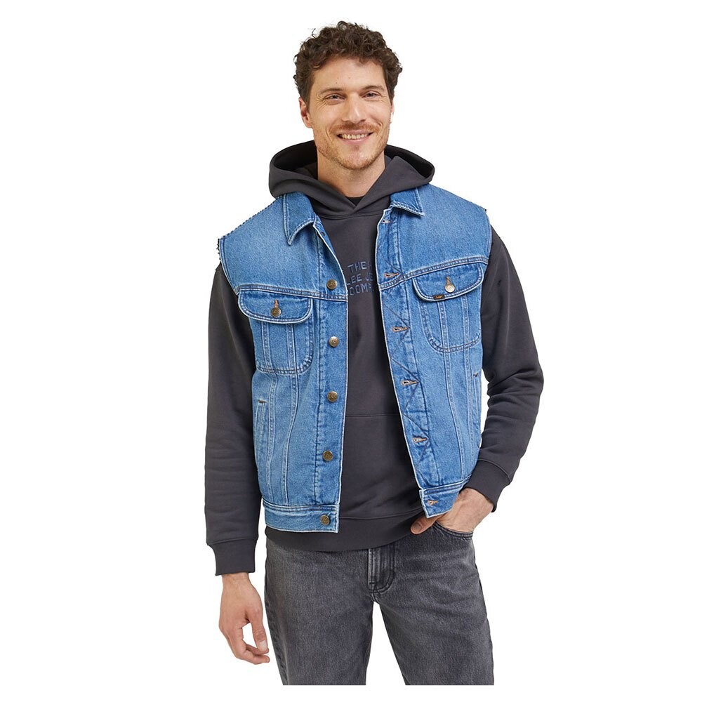 

Куртка Lee Rider Vest Denim, синий