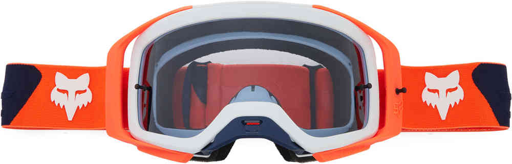 Очки для мотокросса Airspace Core FOX, черный/белый/оранжевый очки для катания на лыжах кросс кантри велосипедные очки для мотокросса мотоциклы оборудование для мотокросса очки для мотокросса вело