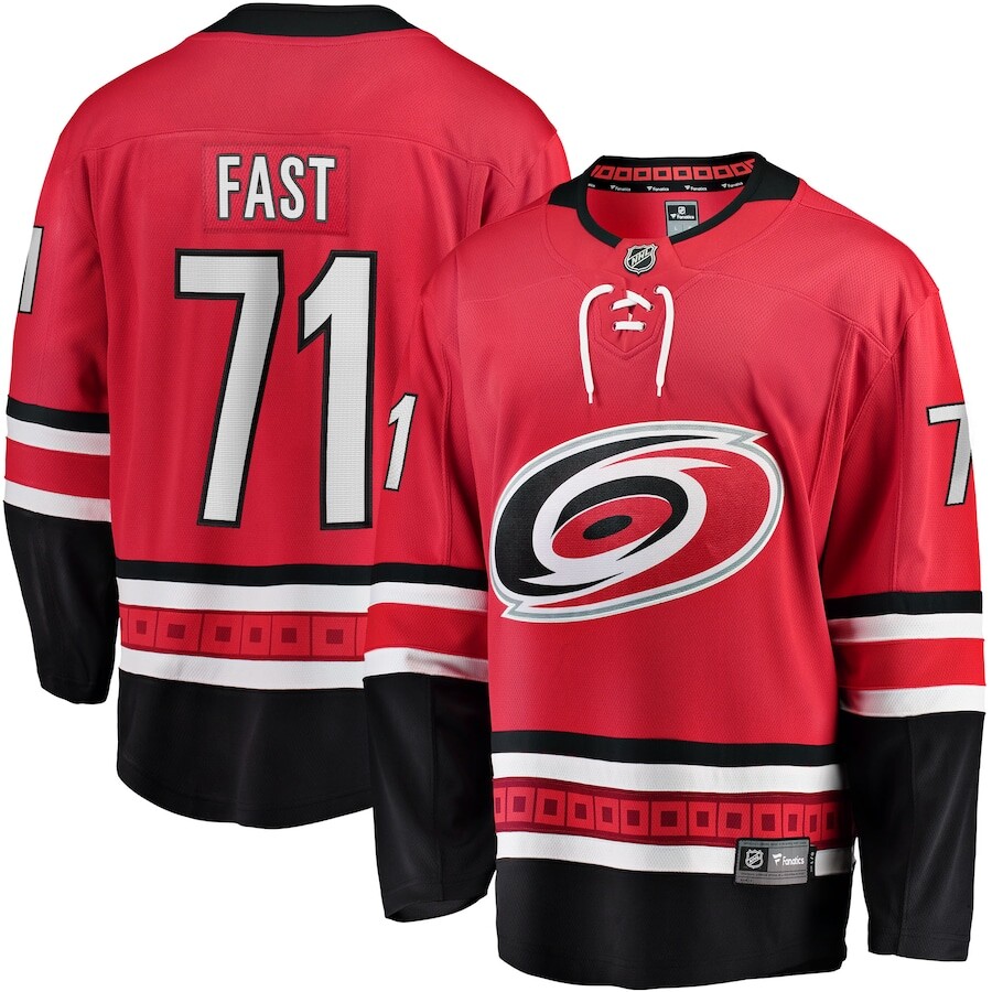 

Джерси Fanatics Branded Carolina Hurricanes, красный
