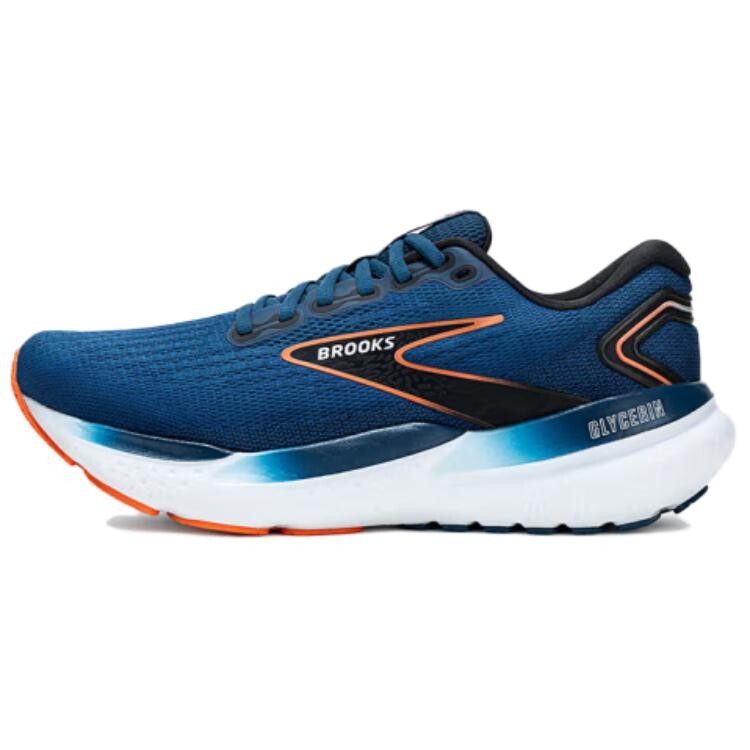 

Кроссовки Brooks Glycerin GTS 21 2E Wide 'Blue Opal Nasturtium', синий