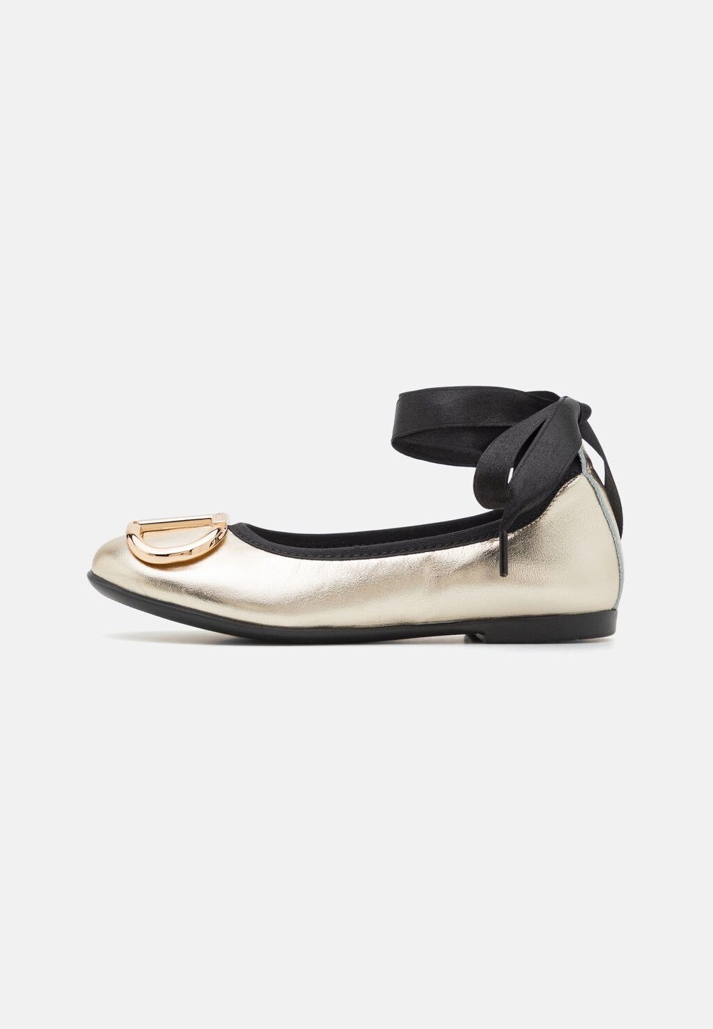 

Балетки SHOES TWINSET, цвет gold
