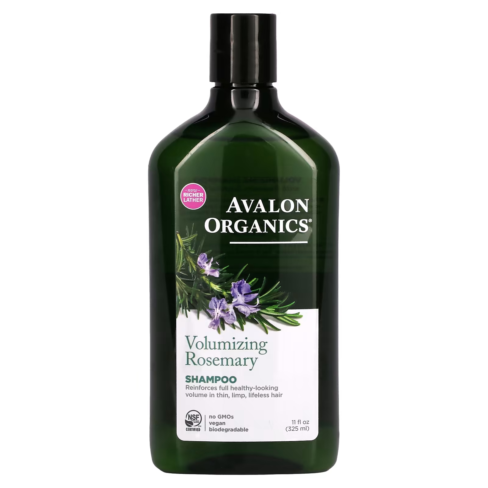 Шампунь Avalon Organics для объема, 325 мл шампунь avalon organics очищающий лимон 325 мл