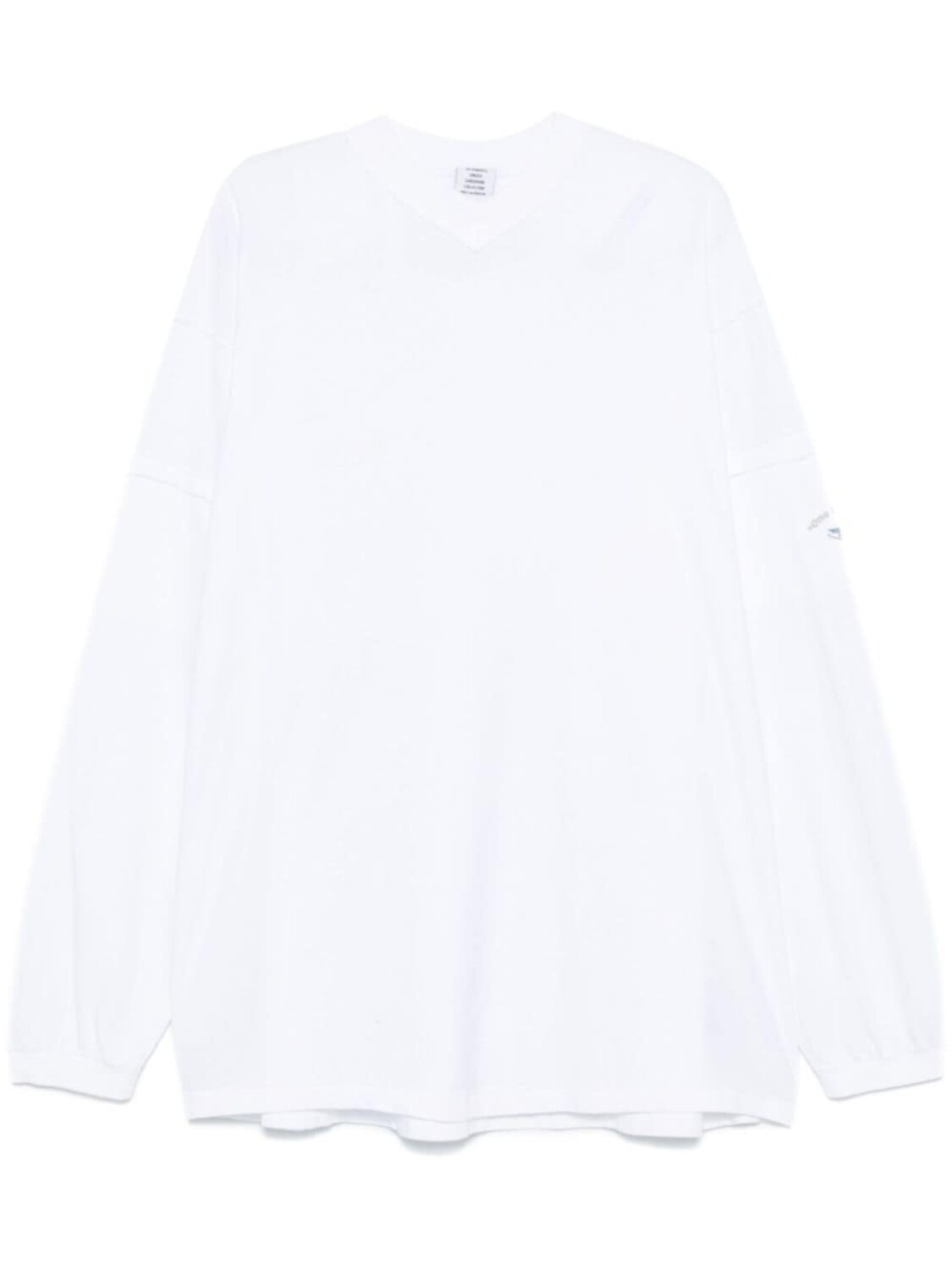 

VETEMENTS футболка с эффектом изнанки, белый