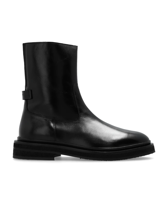 

Эшер кожаные ботинки Allsaints, черный
