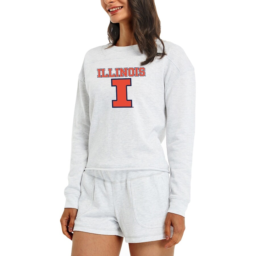 

Пижамный комплект Concepts Sport Illinois Fighting Illini, кремовый