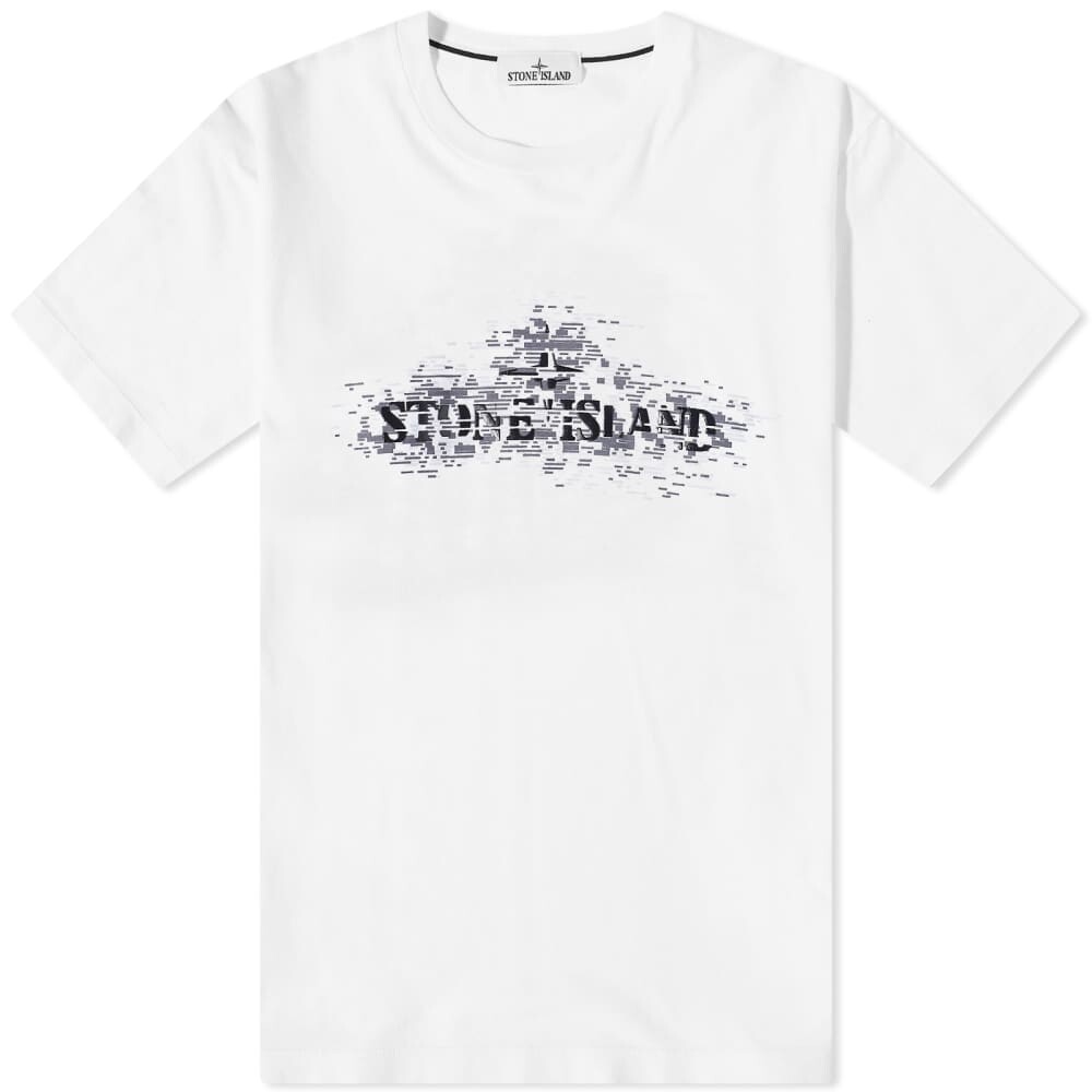 

Футболка Stone Island Institutional Two с рисунком, белый