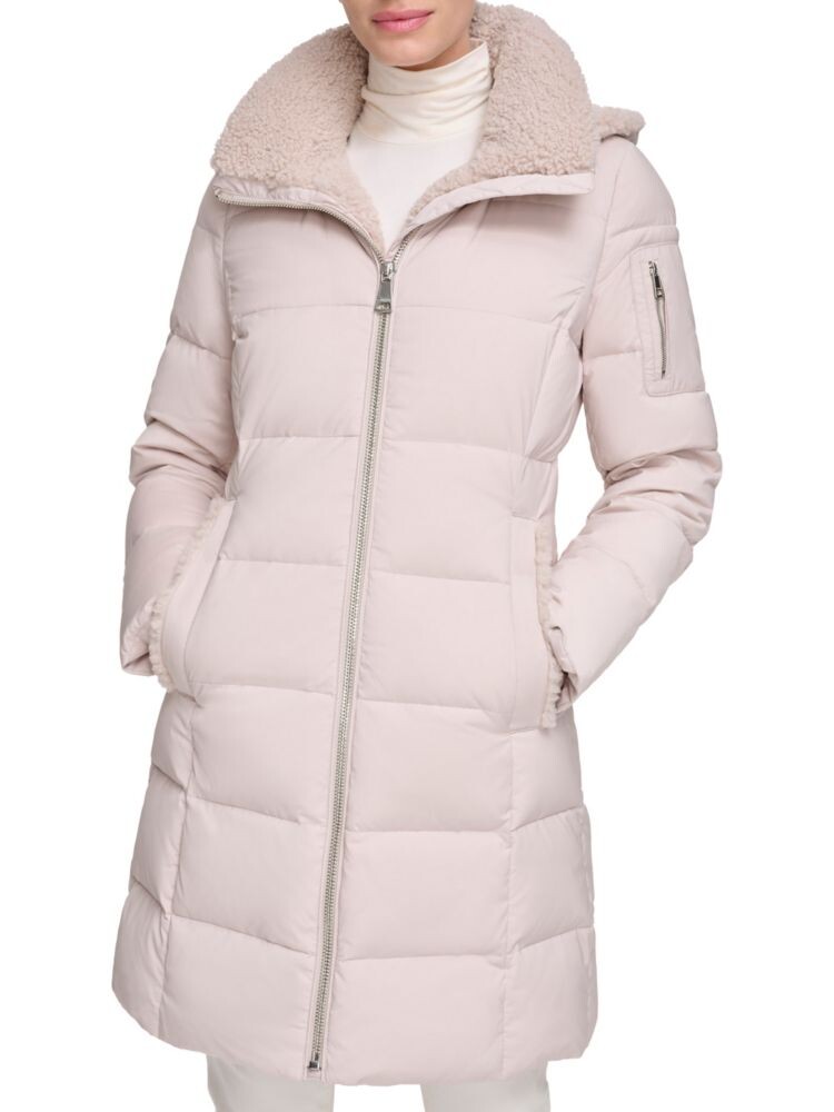 

Пуховик из искусственной овчины Calvin Klein, цвет Cappucino