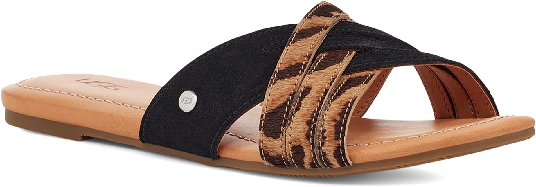 цена Сандалии на плоской подошве Kenleigh Slide UGG, цвет Tiger Stripes