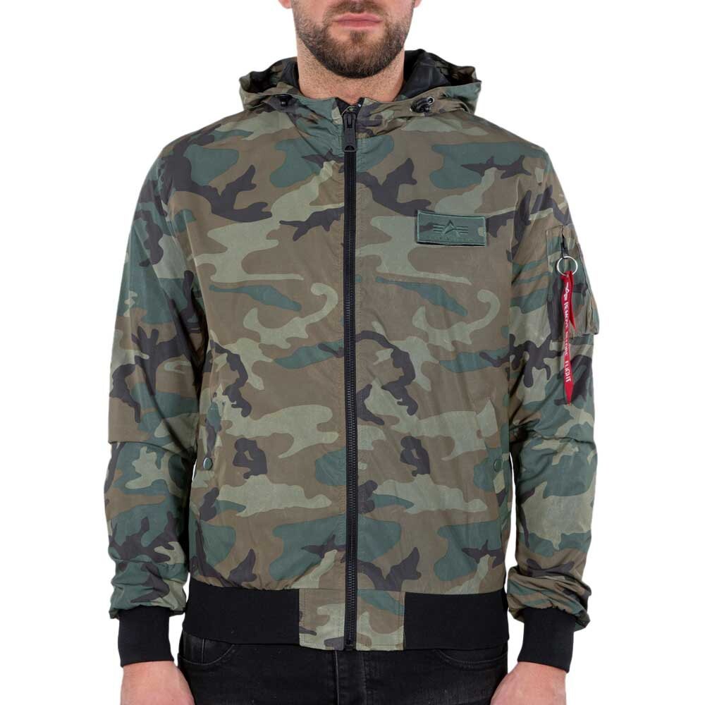 

Куртка Alpha Industries MA-1 LW Reflective Camo, зеленый