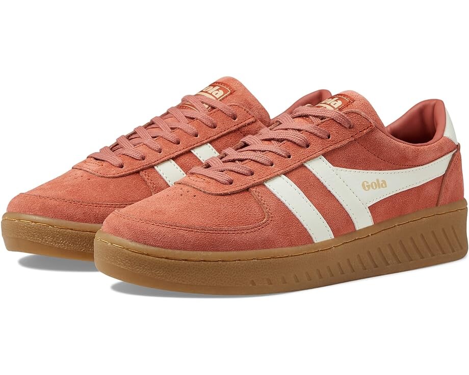 

Кроссовки Gola Grandslam Suede, цвет Orange Spice/Off-White/Gum