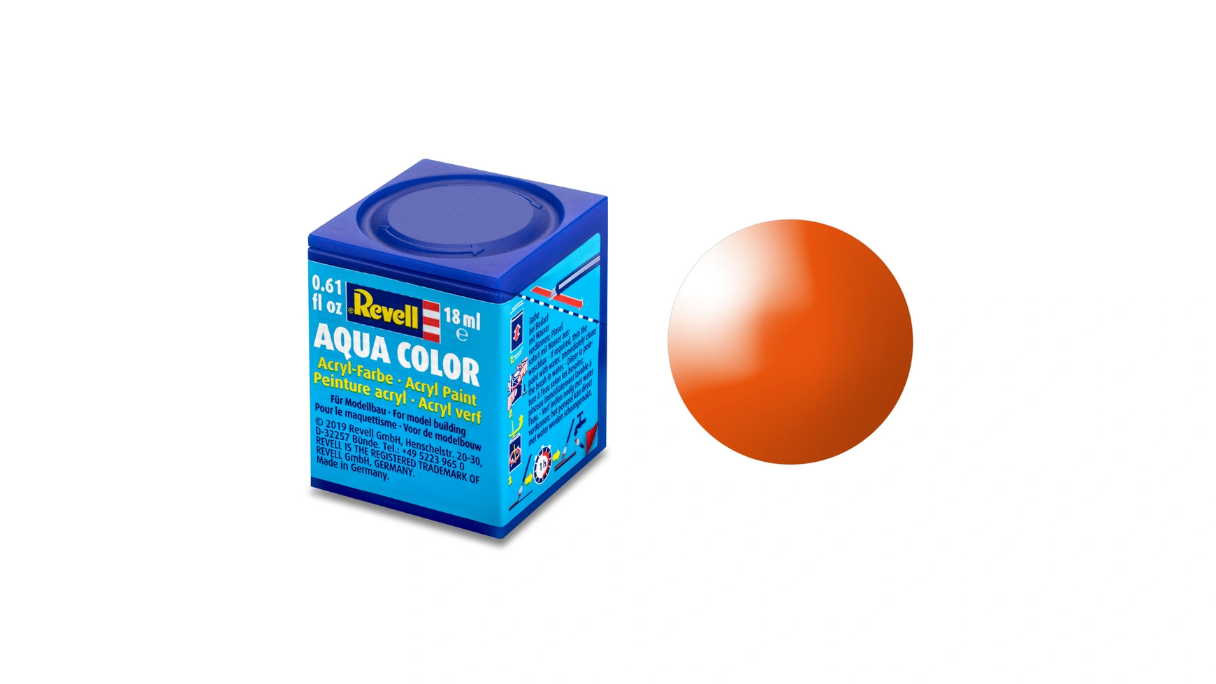 

Revell Aqua Color Orange, блестящий, 18мл