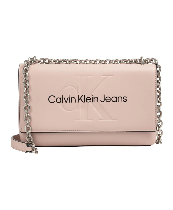 

Сумка через плечо с регулируемым ремнем простая выкройка Calvin Klein Jeans, розовый