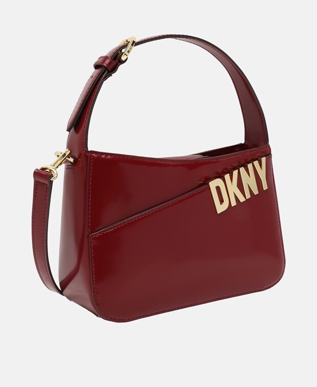 

Кожаная сумка через плечо DKNY, светло-красный