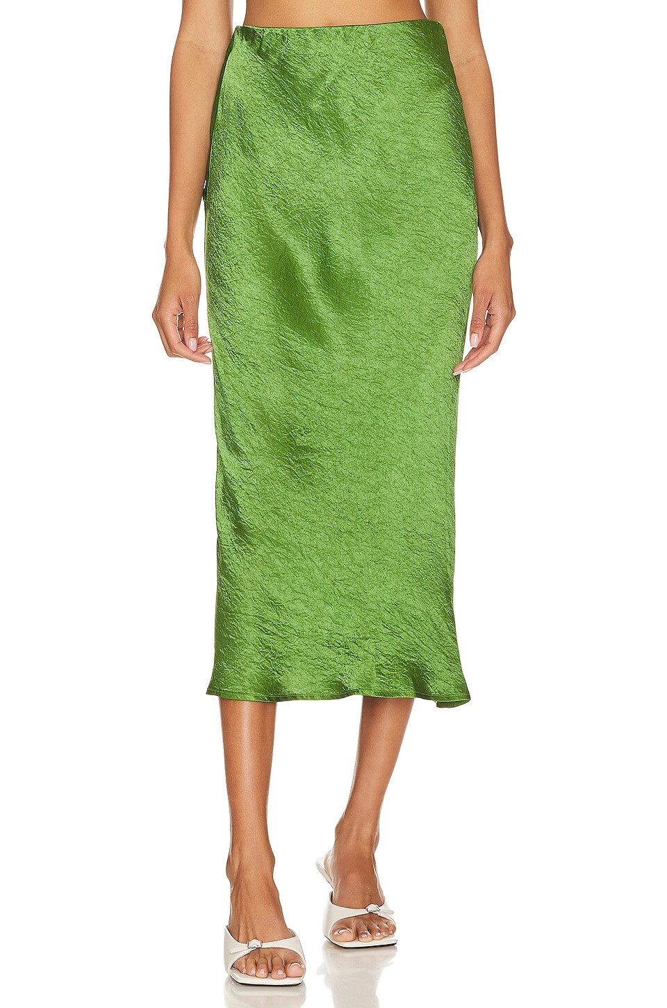 

Юбка Enza Costa Satin, цвет Grass Green