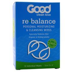 Good Clean Love Восстанавливающий баланс - Персональные увлажняющие и очищающие салфетки 12 салфеток