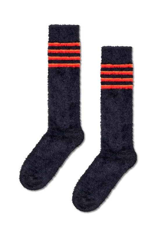 

Пушистый носок с напуском Happy Socks, черный