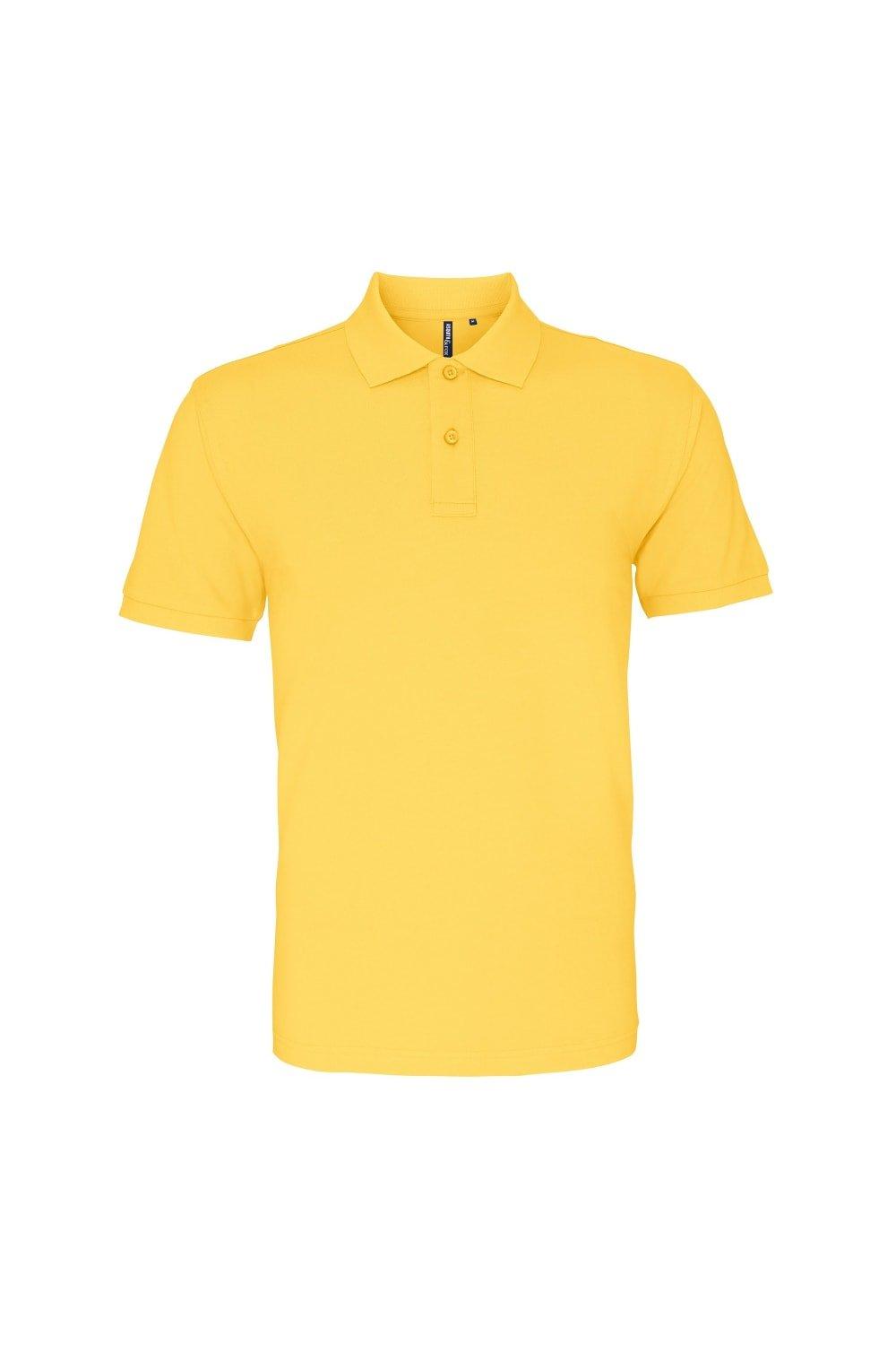цена Простая рубашка-поло с короткими рукавами Asquith & Fox, желтый