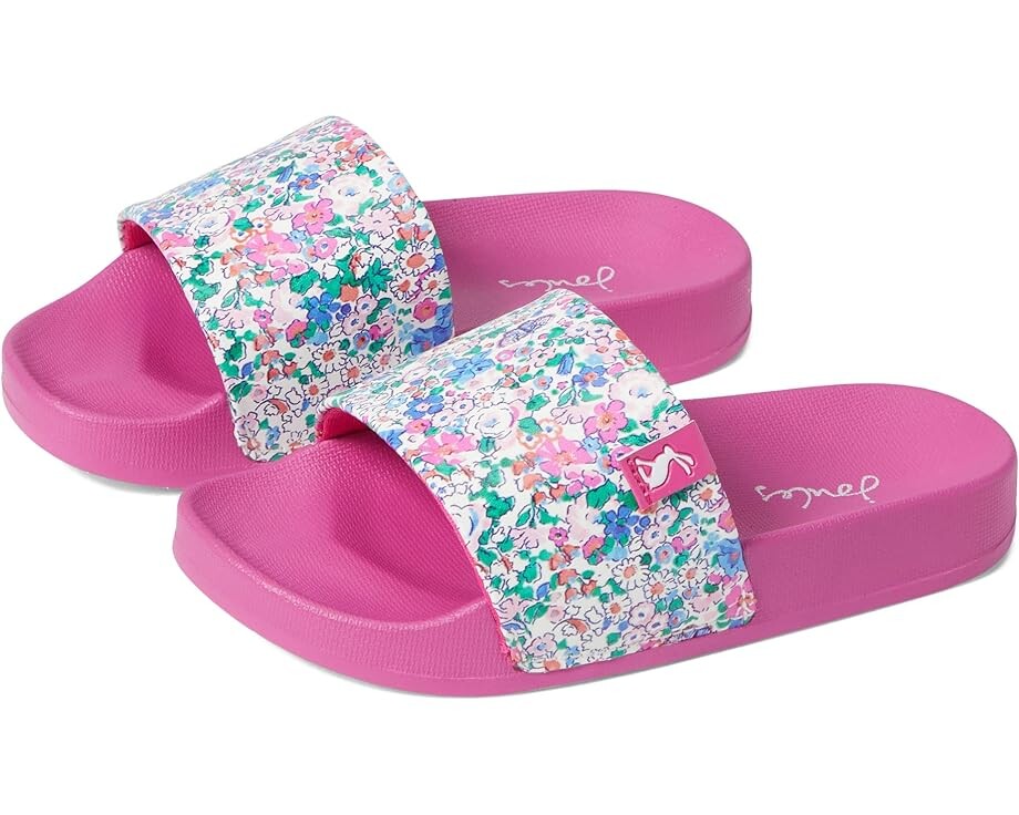 Сандалии Joules Poolside, цвет White/Pink Ditsy