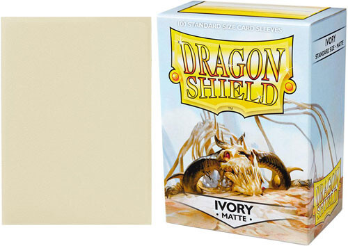 

Карточная игра Arcane Tinmen Dragon Shield Sleeves: Matte - Ivory (100)