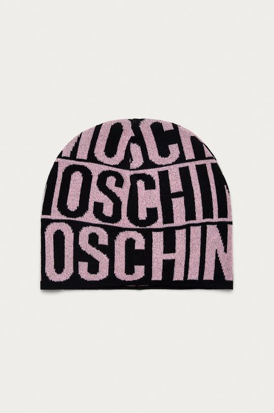Шерстяная шапка Moschino, розовый