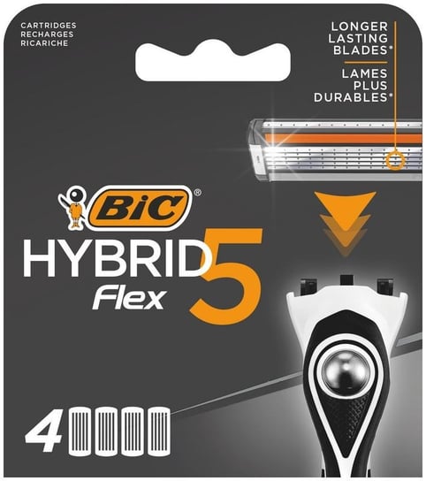 Картриджи bic для бритвы flex 5 4 шт.