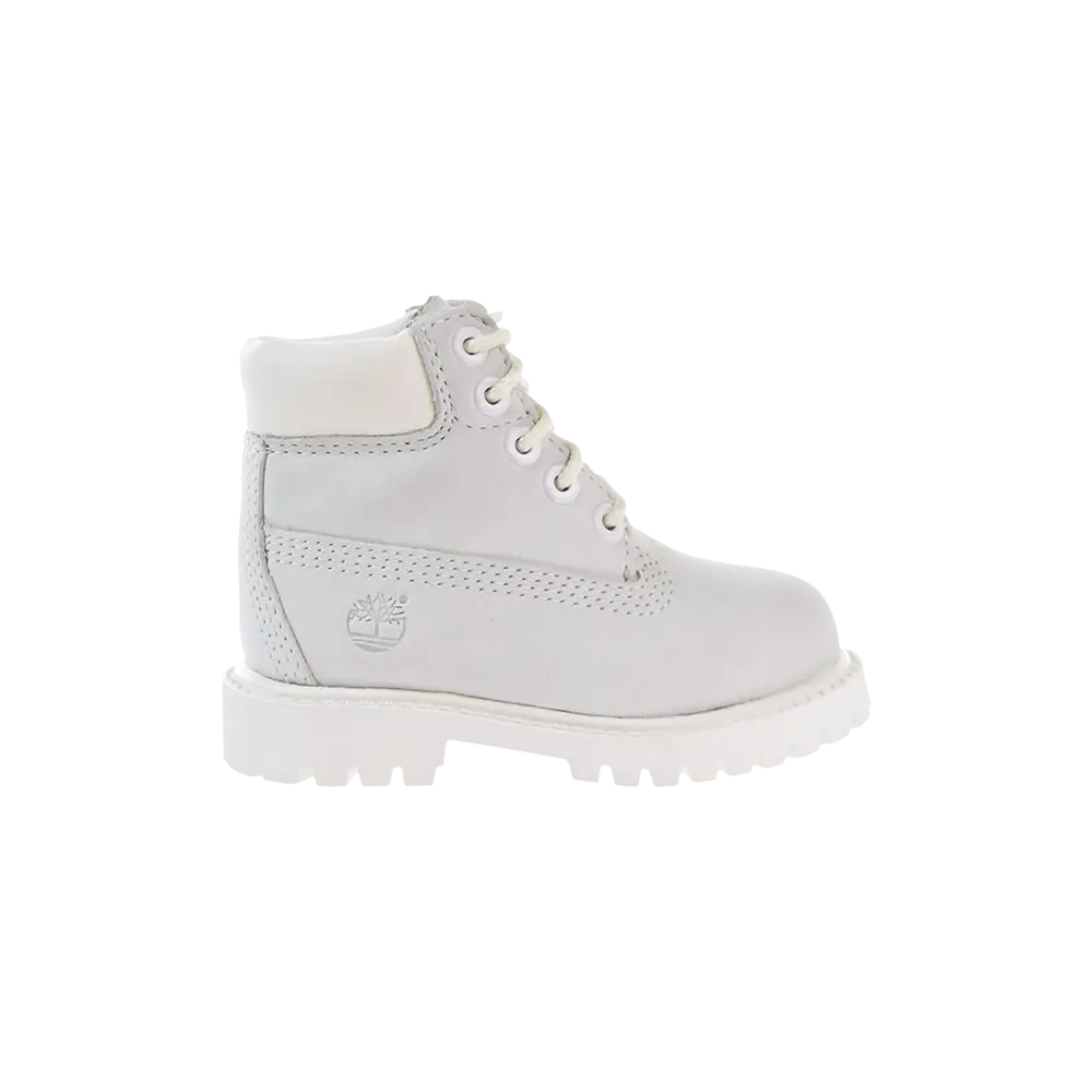 

6-дюймовые ботинки премиум-класса для малышей Timberland, белый