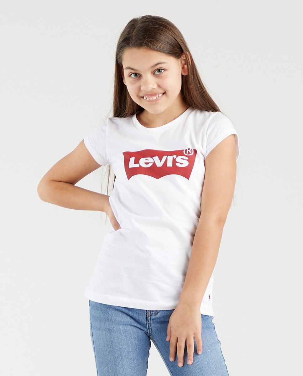 

Пустая футболка девушки Levi's, белый