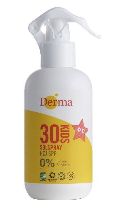 

Спрей с фильтром для детей Derma Sun Kids SPF30, 200 мл