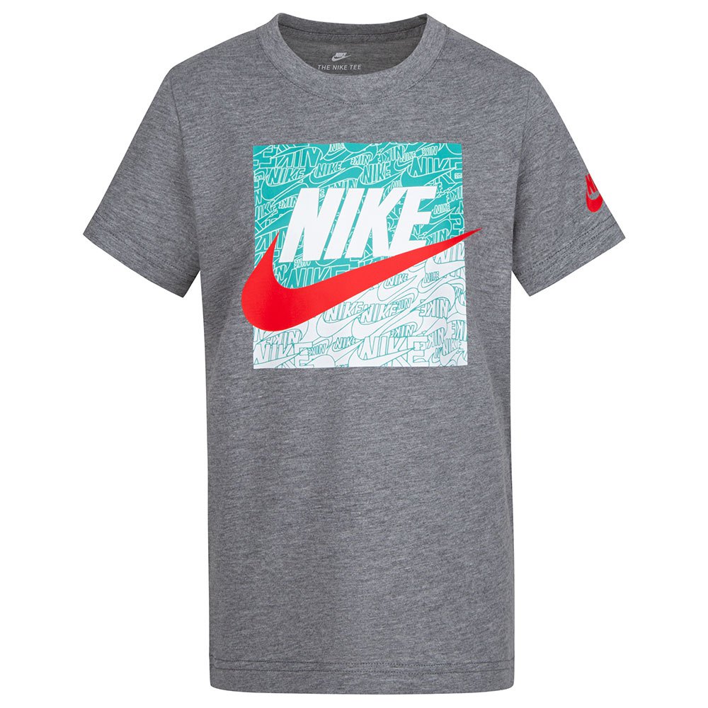 Футболка с коротким рукавом Nike Practice Makes Futura Logo, серый адамс с practice makes perfect