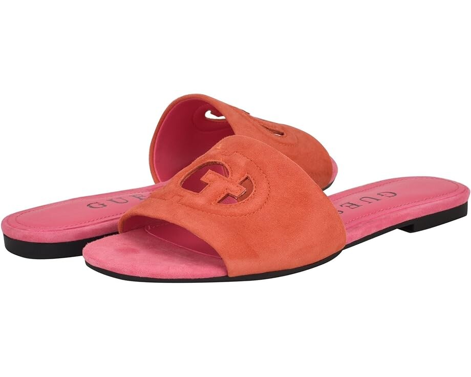 

Сандалии GUESS Tashia, цвет Orange Suede