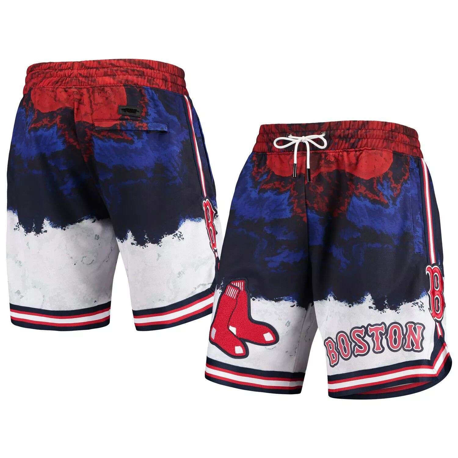 

Мужские шорты Pro Standard Boston Red Sox красно-белые и синие